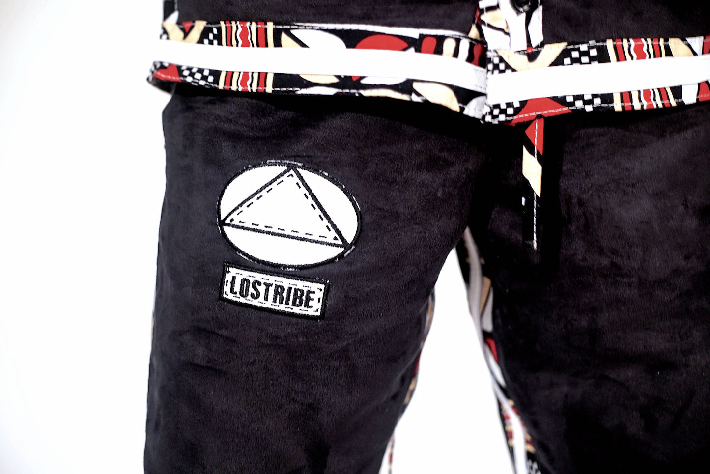 AFRO-SUEDE BASEBALL PANTS